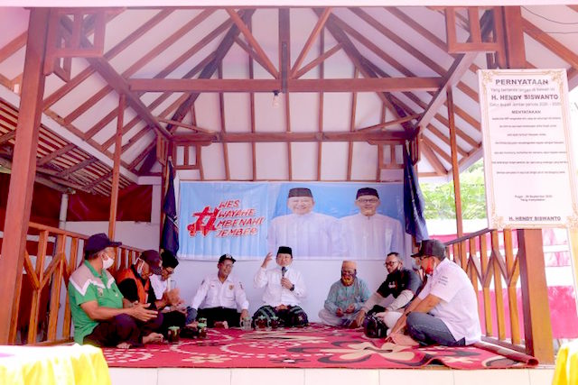 Deklarasi 50 Klub Sepeda Onthel Jember Dukung Paslon Nomor Urut 2, Haji Hendy-Gus Firjaun di Pilkada 2020